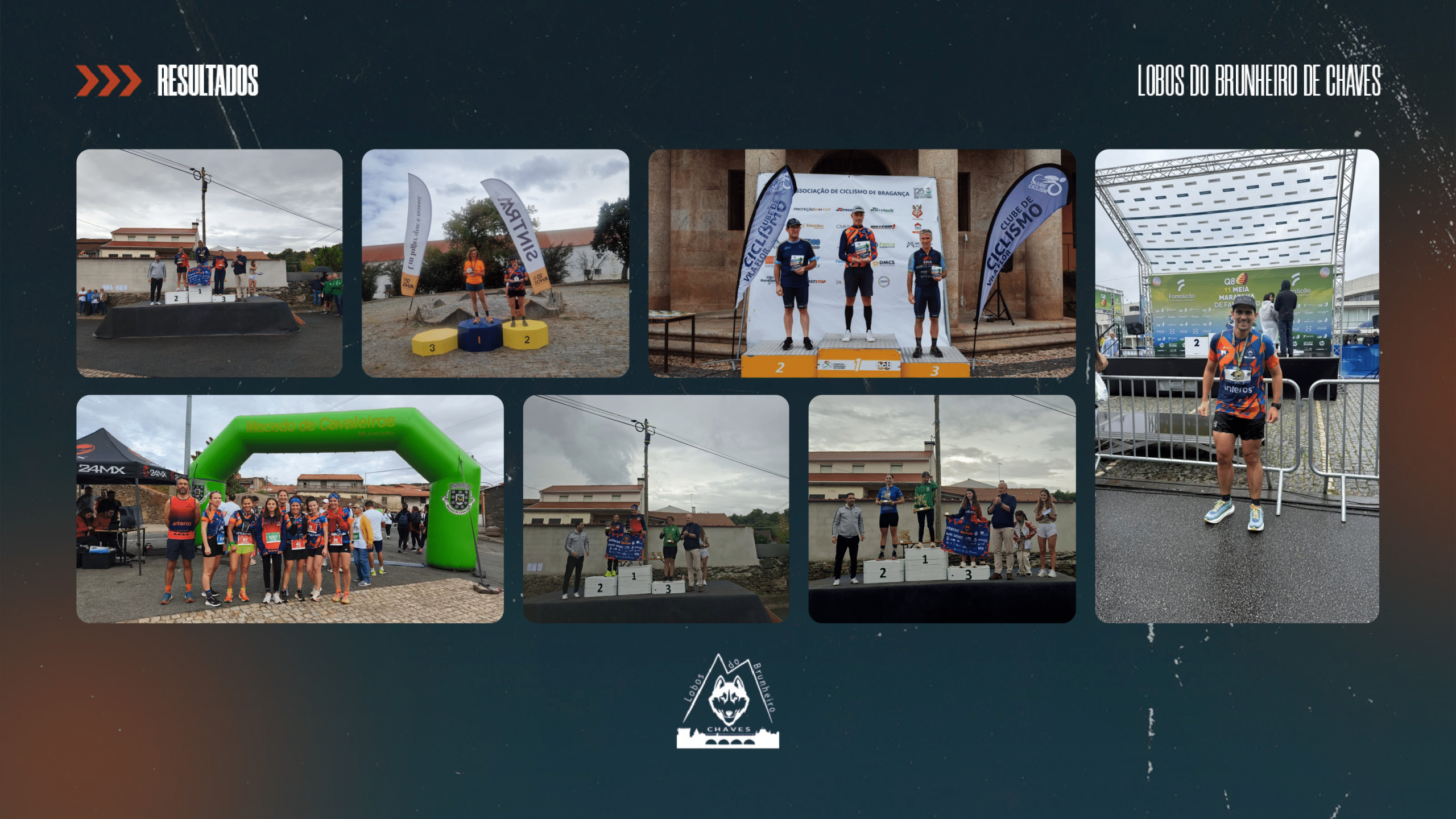 LOBOS DO BRUNHEIRO COM VÁRIAS PRESENÇAS EM PROVAS DE TRAIL E BTT