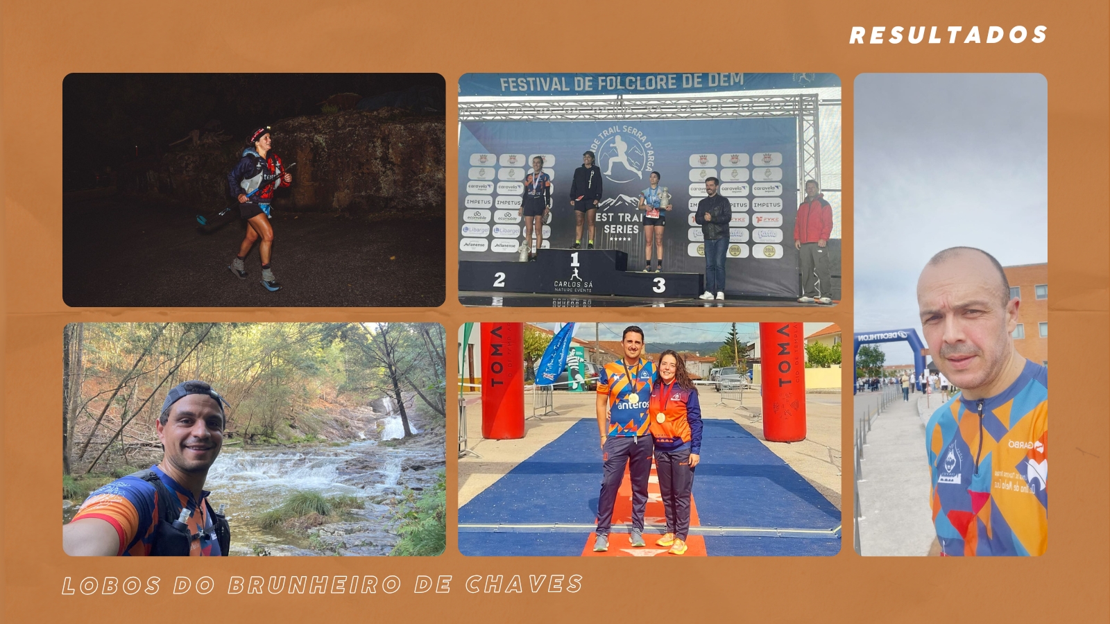 LOBOS DO BRUNHEIRO DE CHAVES / ANTEROS EM DESTAQUE EM VÁRIAS COMPETIÇÕES DE TRAIL