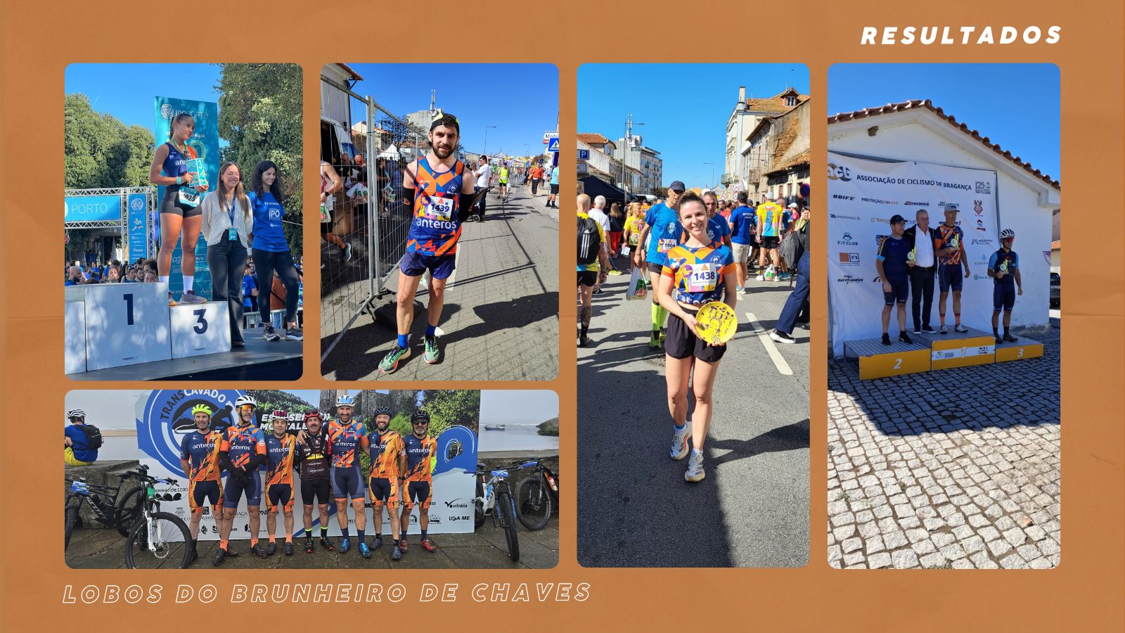 LOBOS DO BRUNHEIRO DE CHAVES MARCARAM PRESENÇA EM COMPETIÇÕES DE ATLETISMO E BTT