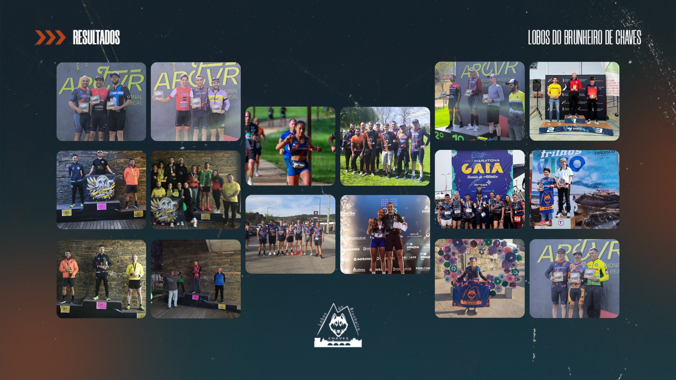 LOBOS DO BRUNHEIRO COM FIM DE SEMANA REPLETO DE PÓDIOS EM ATLETISMO, TRAIL E BTT